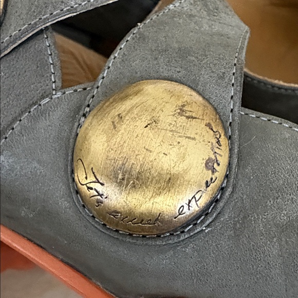 John Fluevog Unity Trina Leather Mary Jane Shoes Rare Vintage - Picture 11 of 13